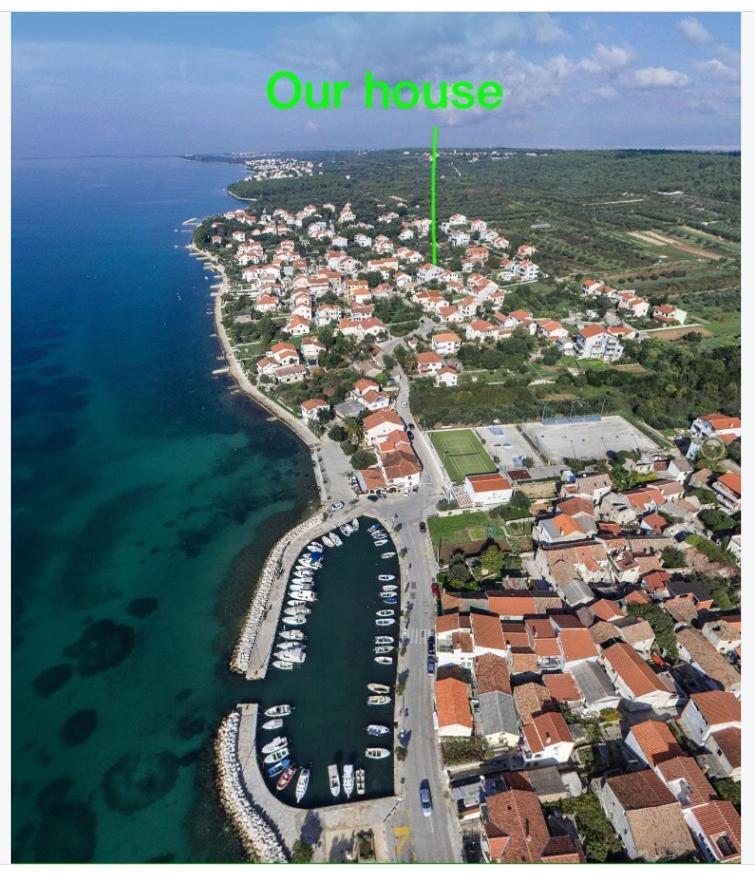 Apartman Lipotica Diklo Задар Екстер'єр фото